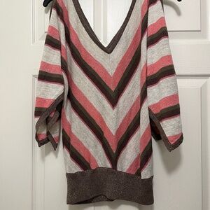 Medium Mixit Striped Dolman Top